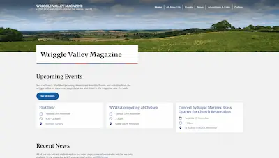 Wriggle Valley Magazine Website